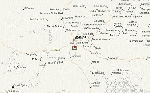 biskra city map